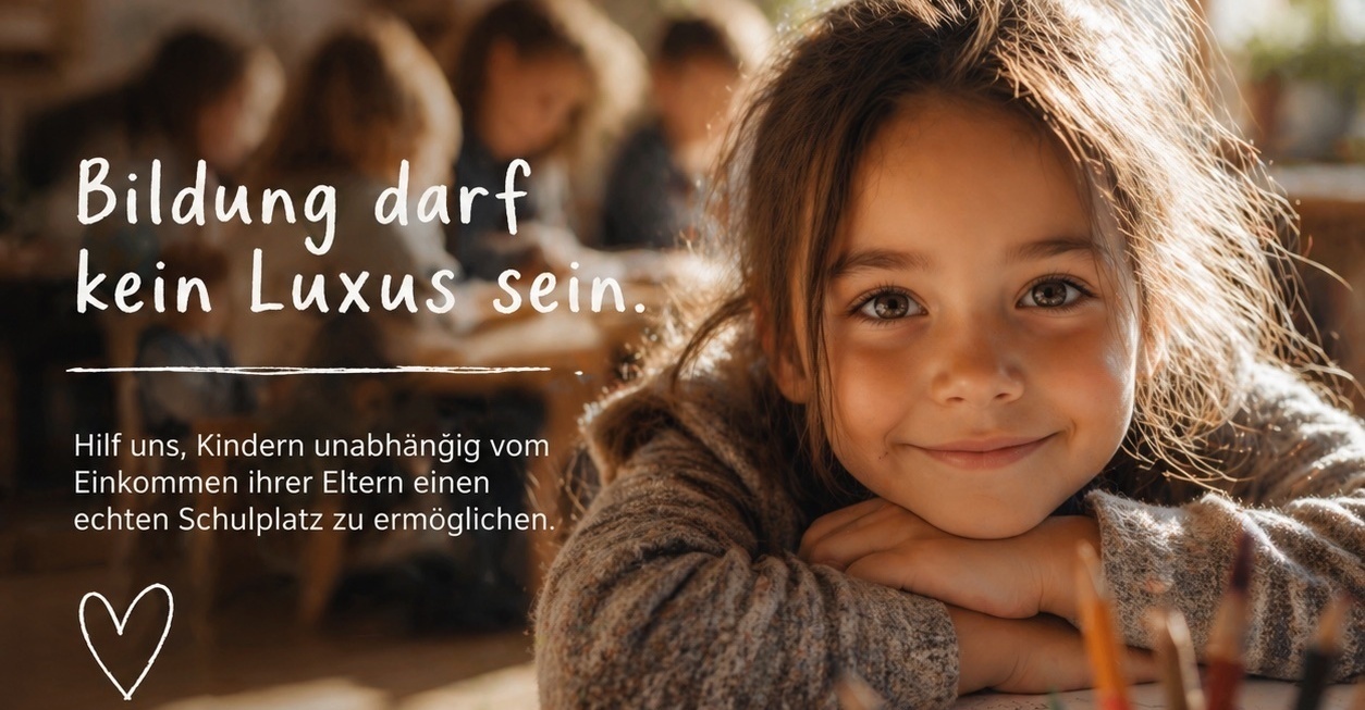 Familie sitzt gemeinsam mit Kind an einem Tisch und beschäftigt sich mit Schulmaterial